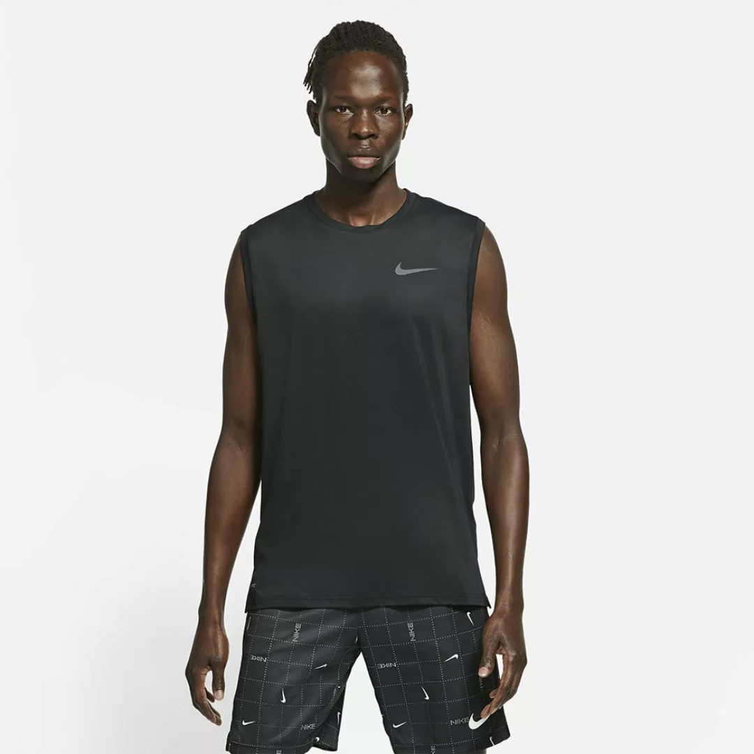Nike Pro Dri Fit Hyper Dry Ärmelloses T-shirt XL Black / Dark Grey günstig online kaufen