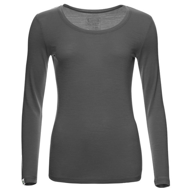 Kaipara - Merino Sportswear Langarmshirt Merino Longsleeve Damen Rundhals S günstig online kaufen