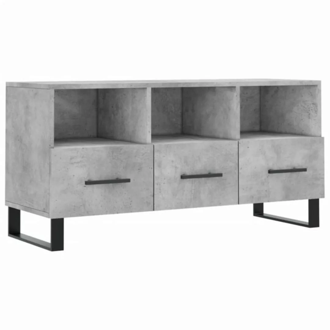 vidaXL TV-Schrank TV-Schrank Betongrau 102x36x50 cm Spanplatte günstig online kaufen