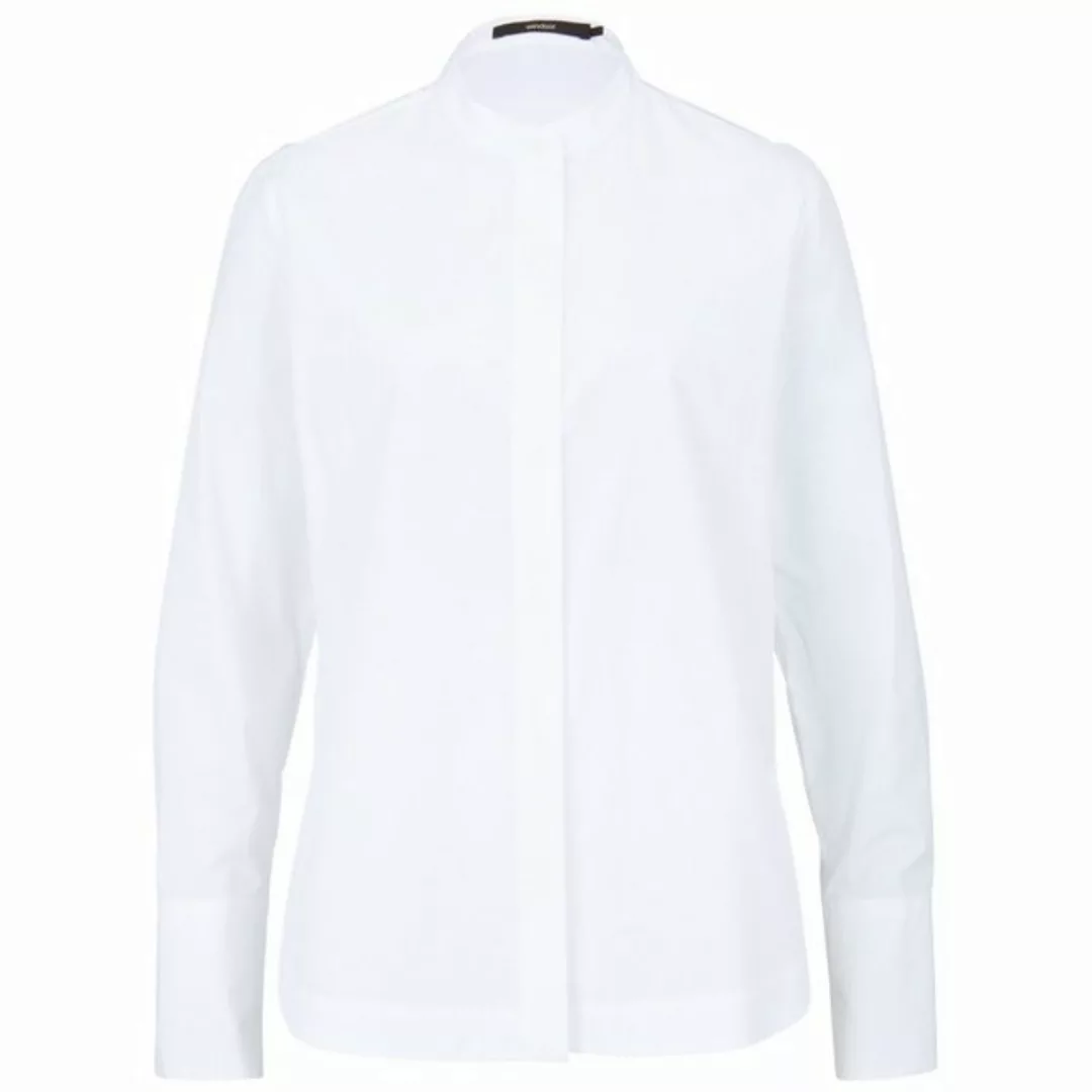 Windsor Langarmbluse Bluse aus Baumwolle günstig online kaufen