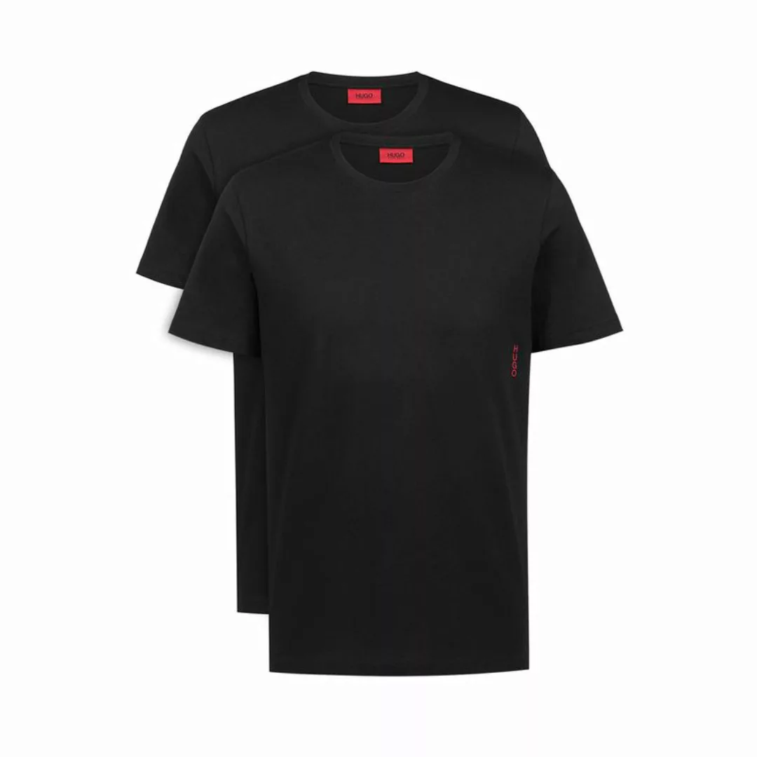 Hugo T-shirt Mit Geripptem Kragen 2 Einheiten XL Black günstig online kaufen