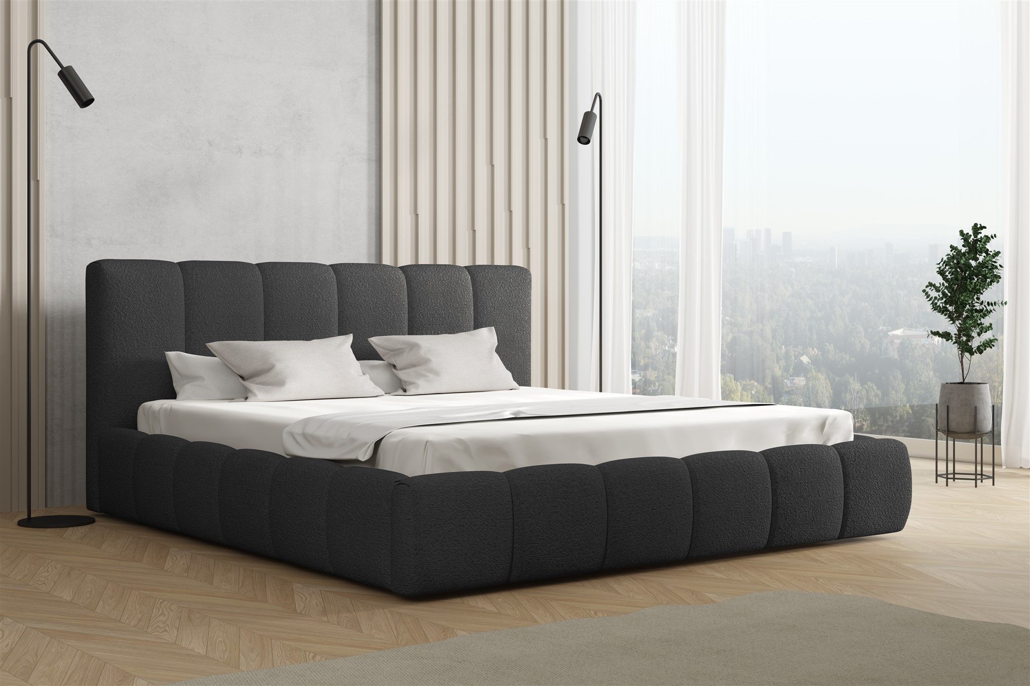 Fun Möbel Polsterbett Doppelbett GIULIA in günstig online kaufen