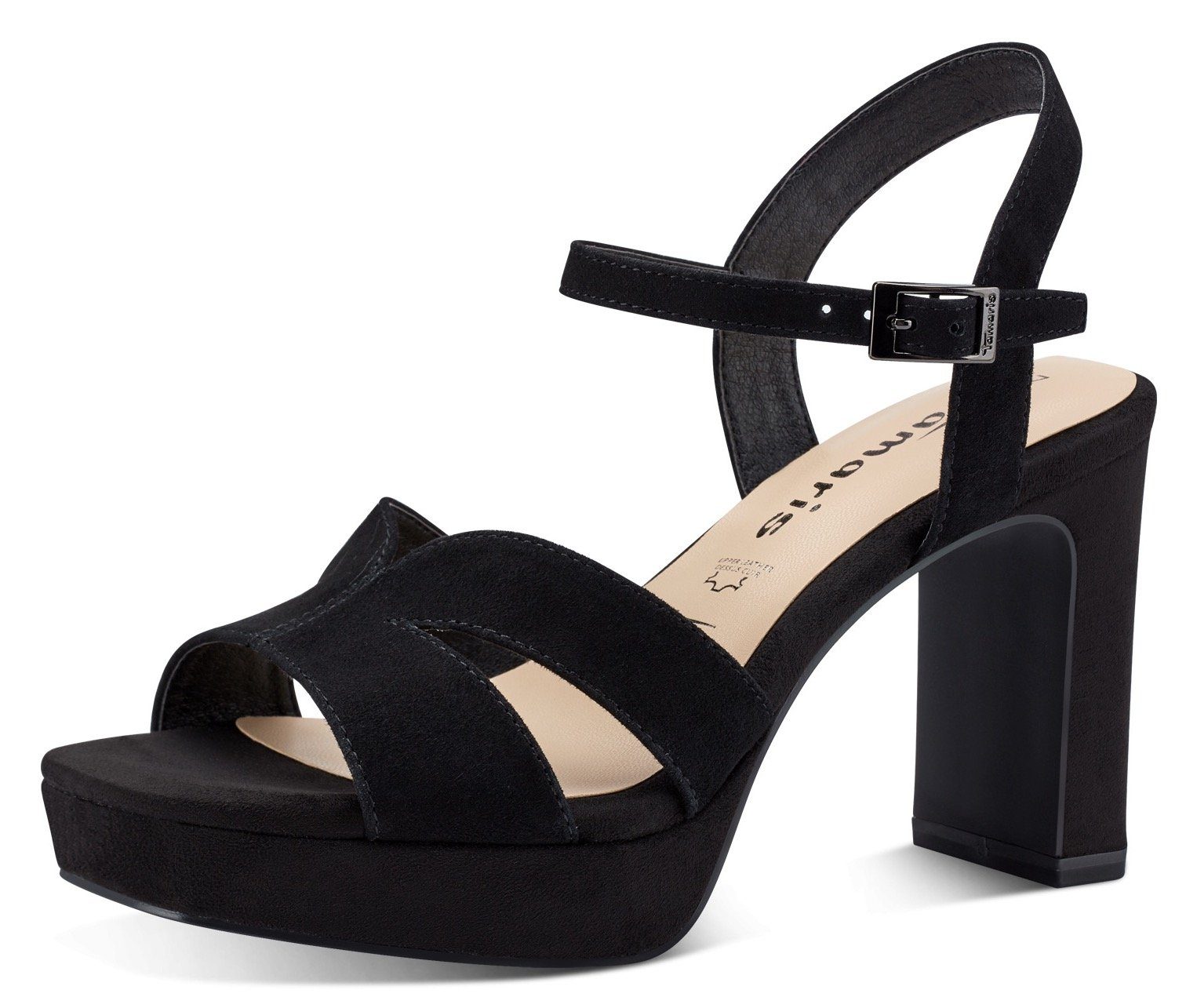 Tamaris High-Heel-Sandalette, Sommerschuh, Abendschuh, Blockabsatz, mit günstig online kaufen
