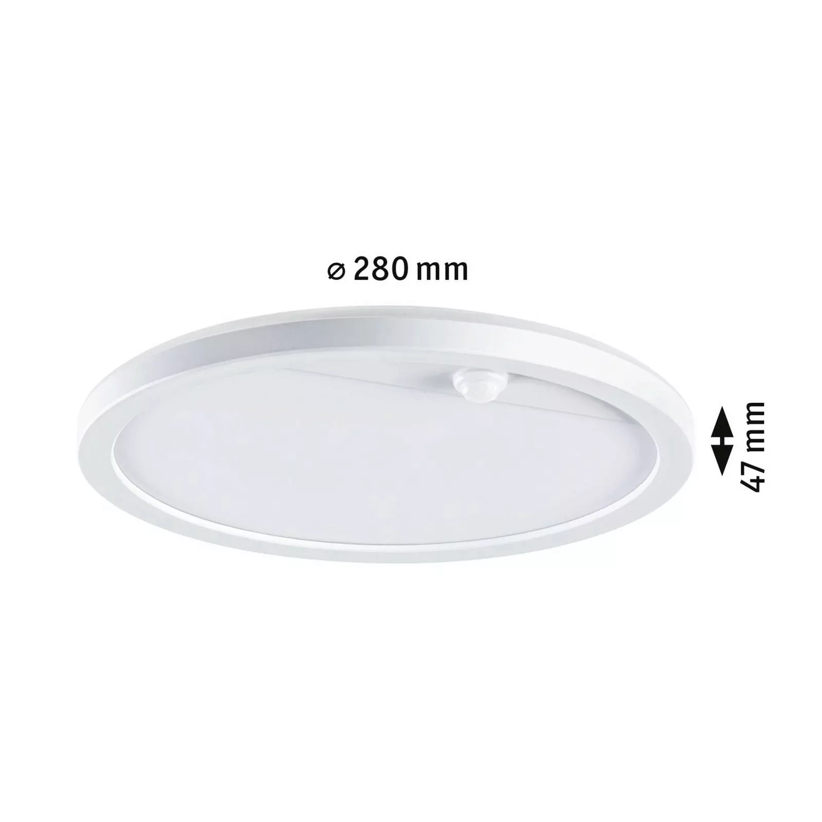 Paulmann LED Außen-Wandleuchte "Außenpanel Lamina rund 280mm 3000K 14,5W 12 günstig online kaufen