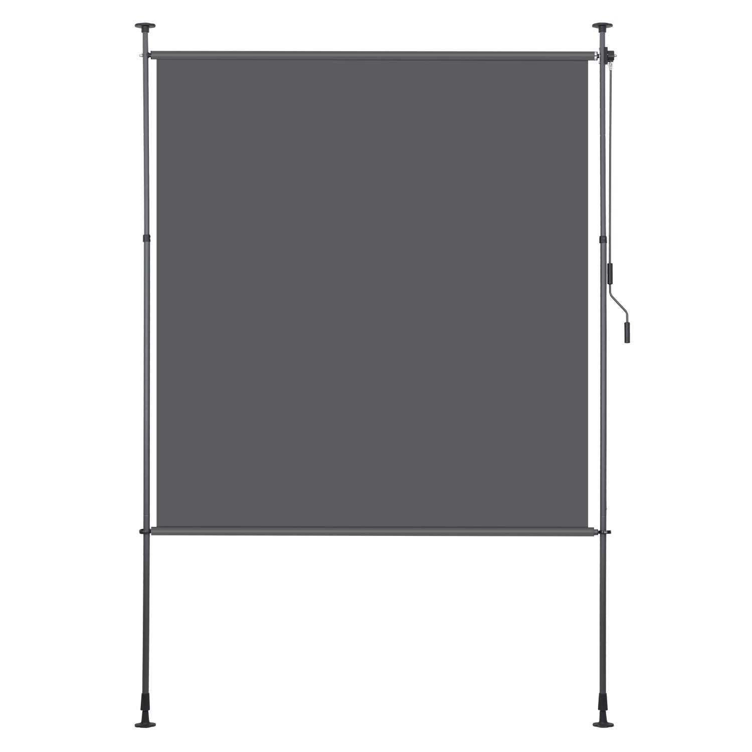 Clanmacy Senkrechtmarkise Klemmmarkise Ausziehbar BxH: 200x270cm günstig online kaufen