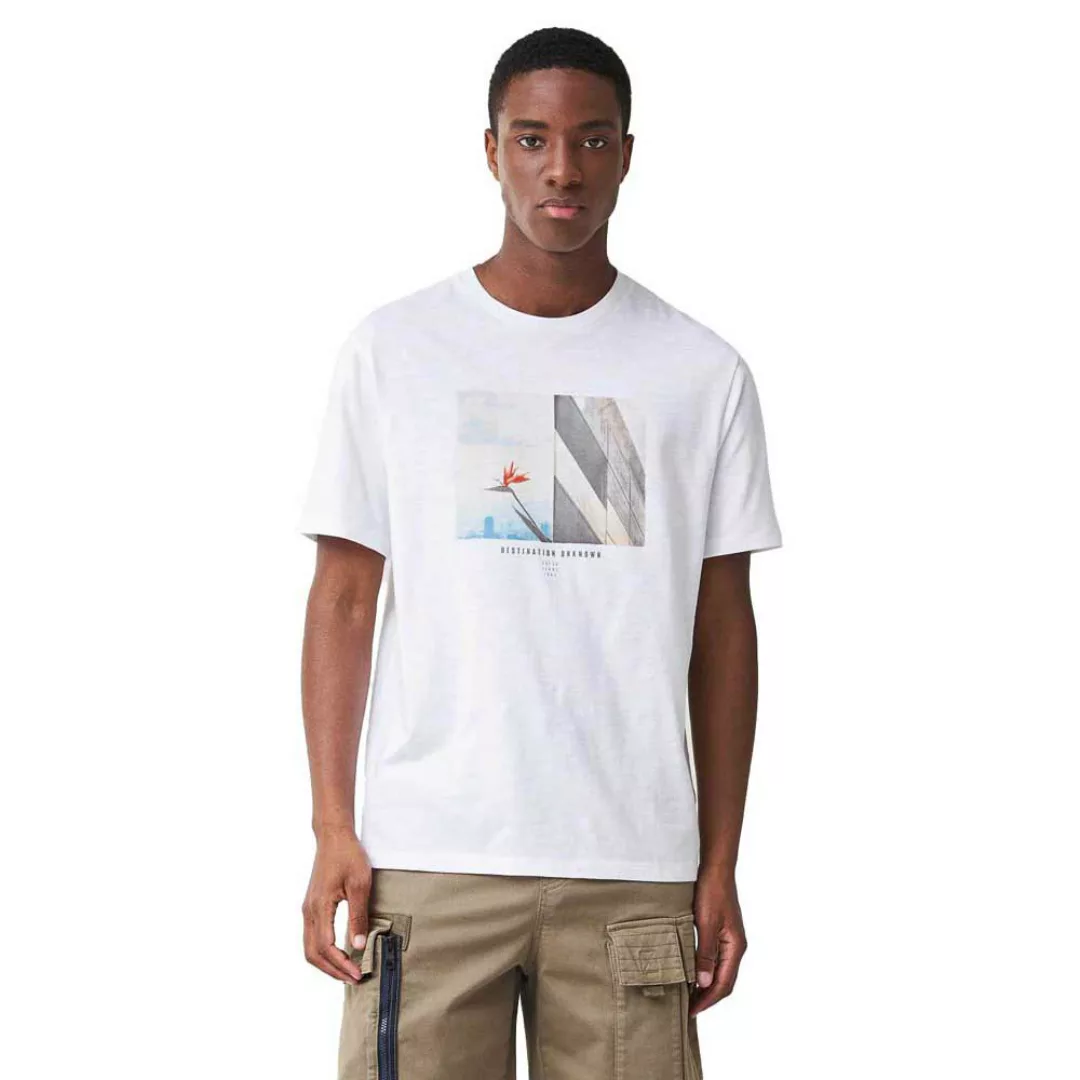 Salsa Jeans Kurzarm-t-shirt Aus Baumwolle Mit Grafik L White günstig online kaufen
