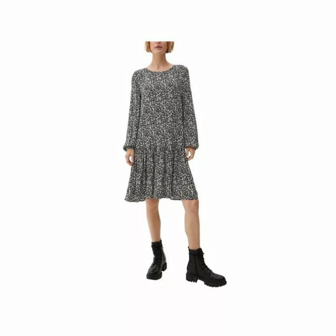 s.Oliver Minikleid Viskose-Kleid mit Volants Volants günstig online kaufen