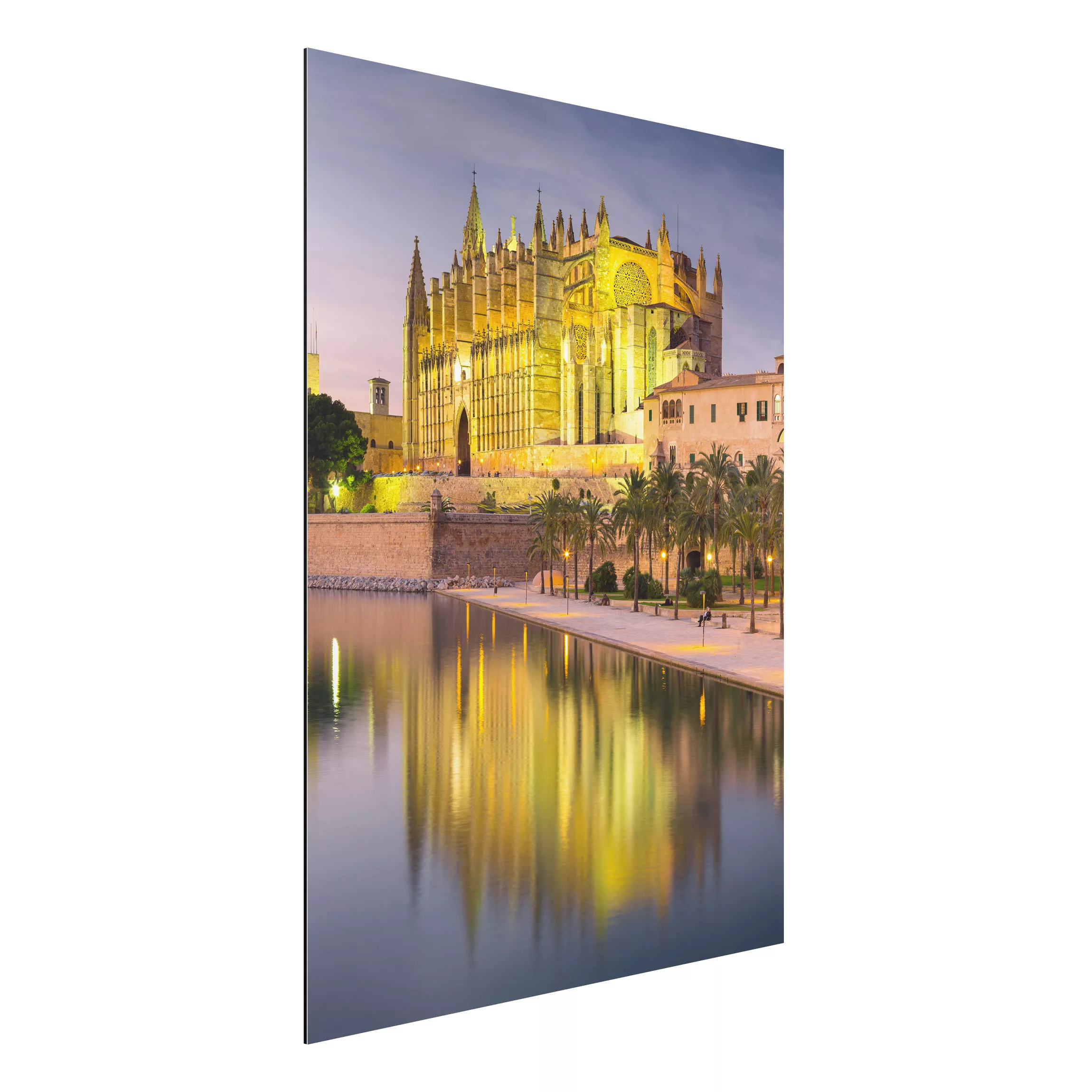 Alu-Dibond Bild Architekur & Skyline - Hochformat 3:4 Catedral de Mallorca günstig online kaufen