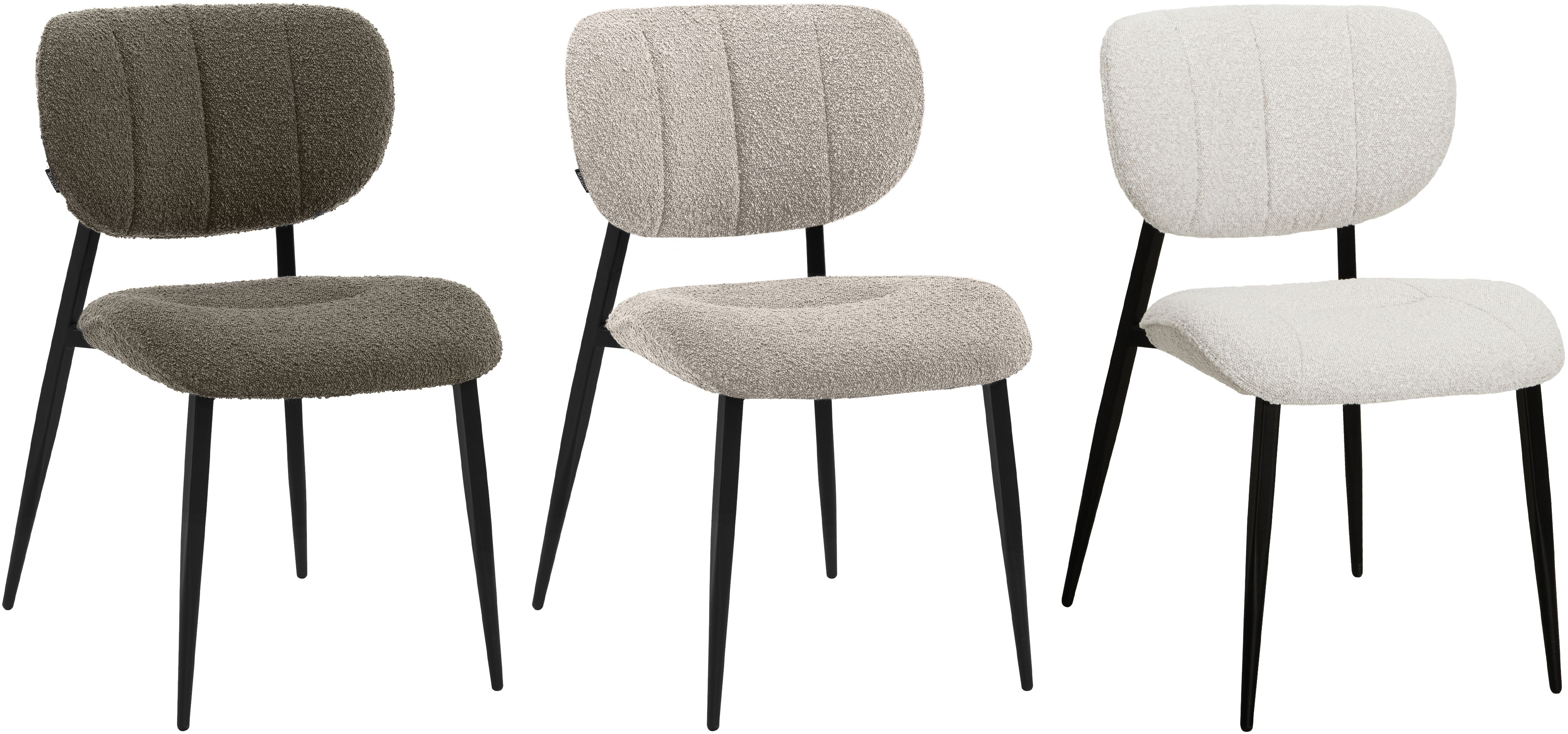 OMG Design Esszimmerstuhl "Joe", (Set), 1 St., Stoff, moderner Bouclé Bezug günstig online kaufen