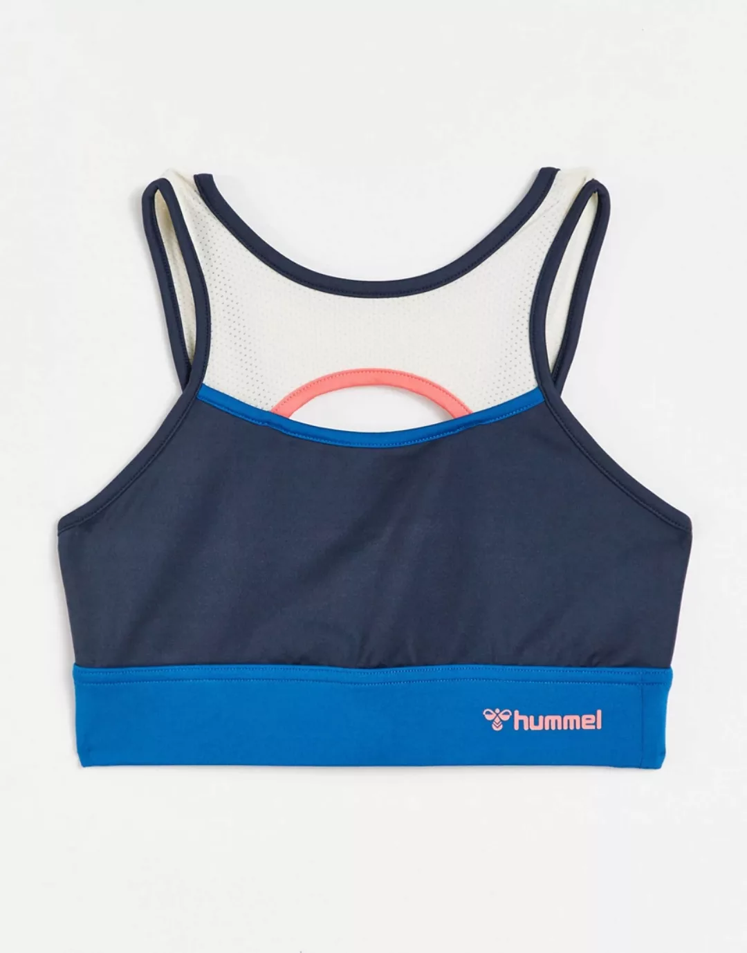 Hummel – Sharni – Sport-BH in Marineblau günstig online kaufen