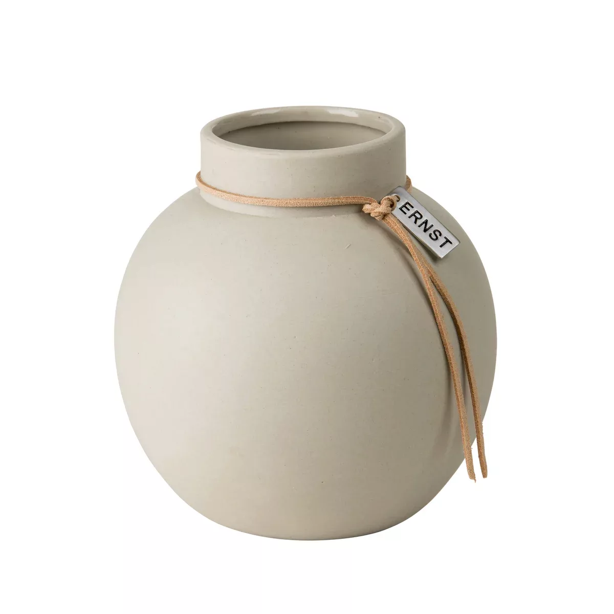 Ernst Vase Steinzeug natur 14cm günstig online kaufen