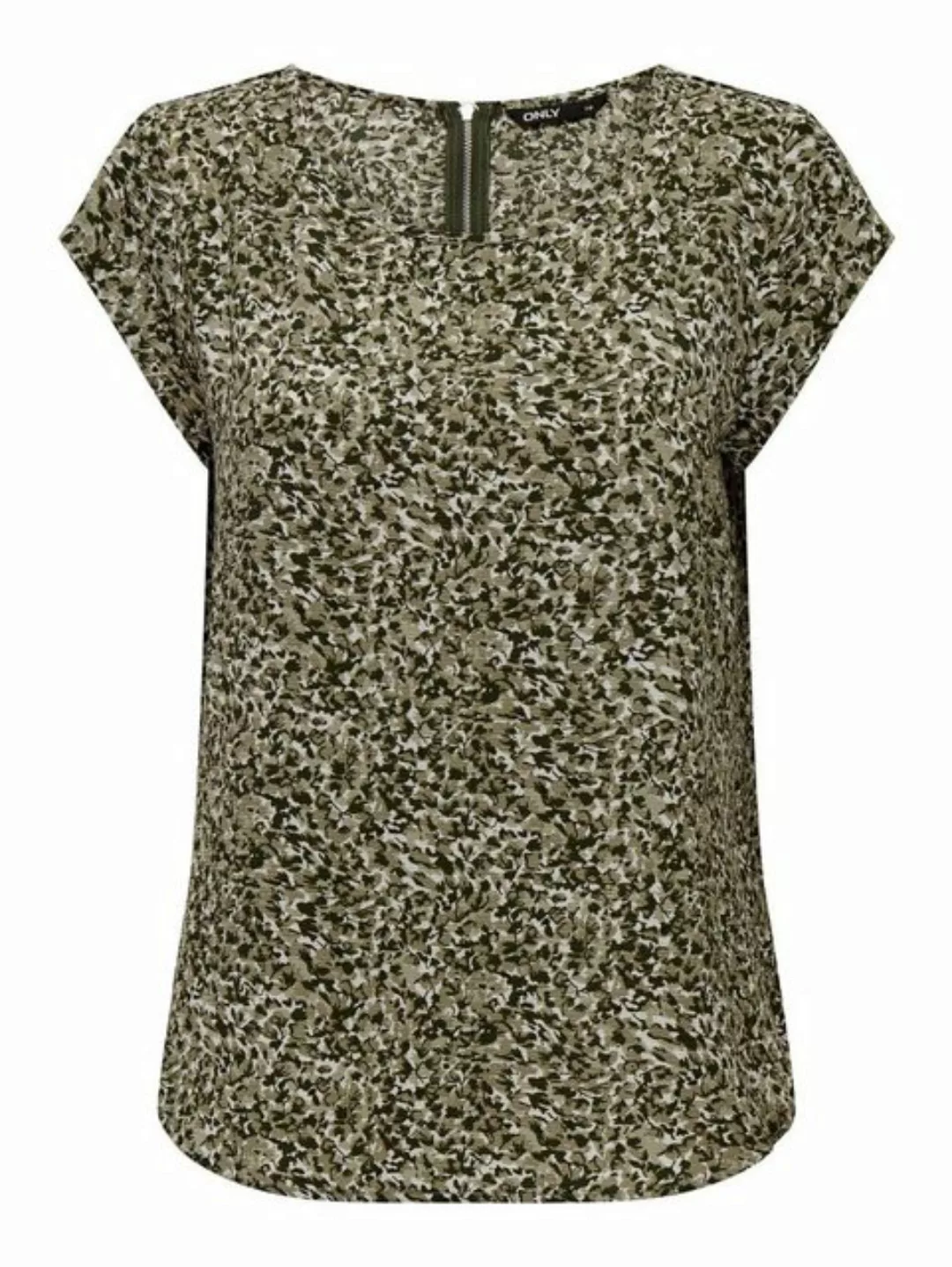 ONLY Blusenshirt Print Kurzarm Bluse ONLVIC (1-tlg) ONLVIC S/S AOP TOP NOOS günstig online kaufen