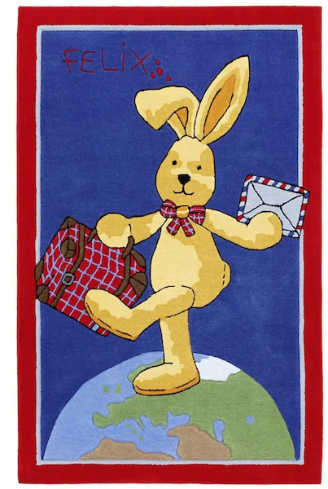 Felix der Hase Kinderteppich »Felix der Hase FE-2943-01-01«, rechteckig, Ko günstig online kaufen