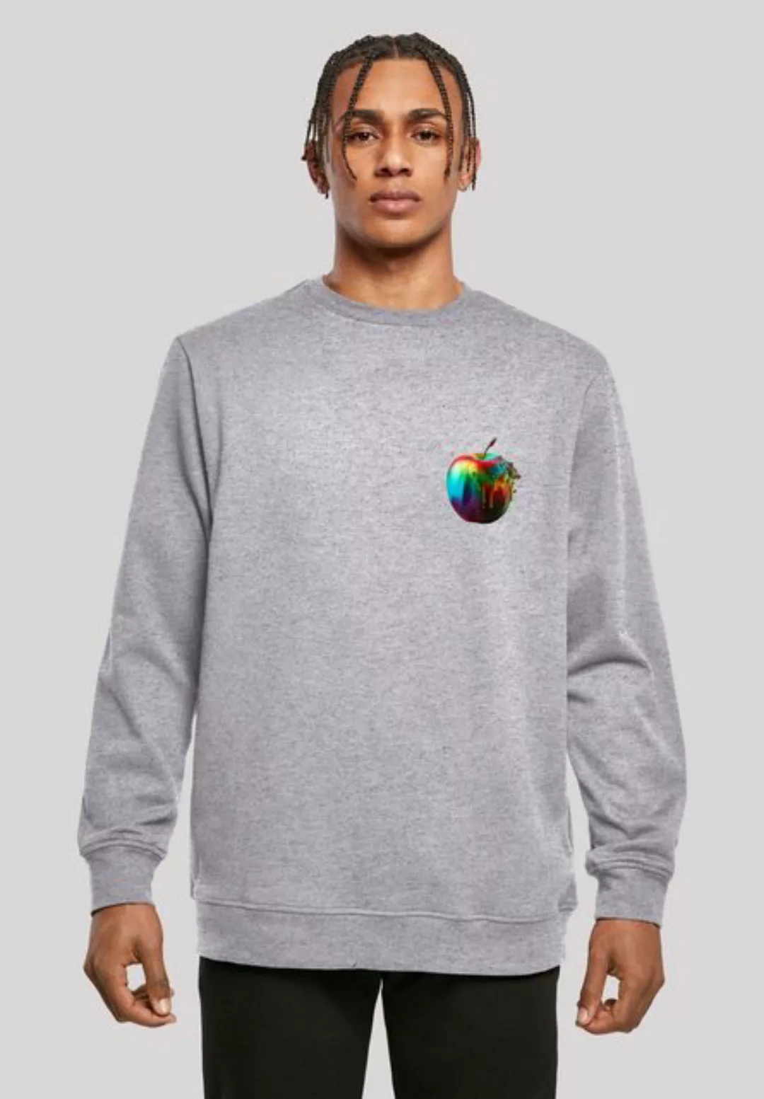 F4NT4STIC Kapuzenpullover Colorfood Collection - Rainbow Apple Print günstig online kaufen