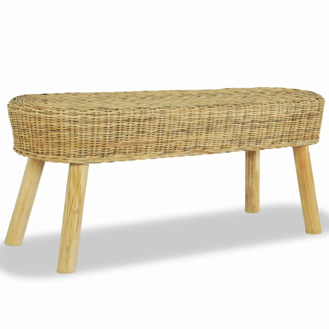 Flurbank 110 X 35 X 45 Cm Rattan Natur günstig online kaufen