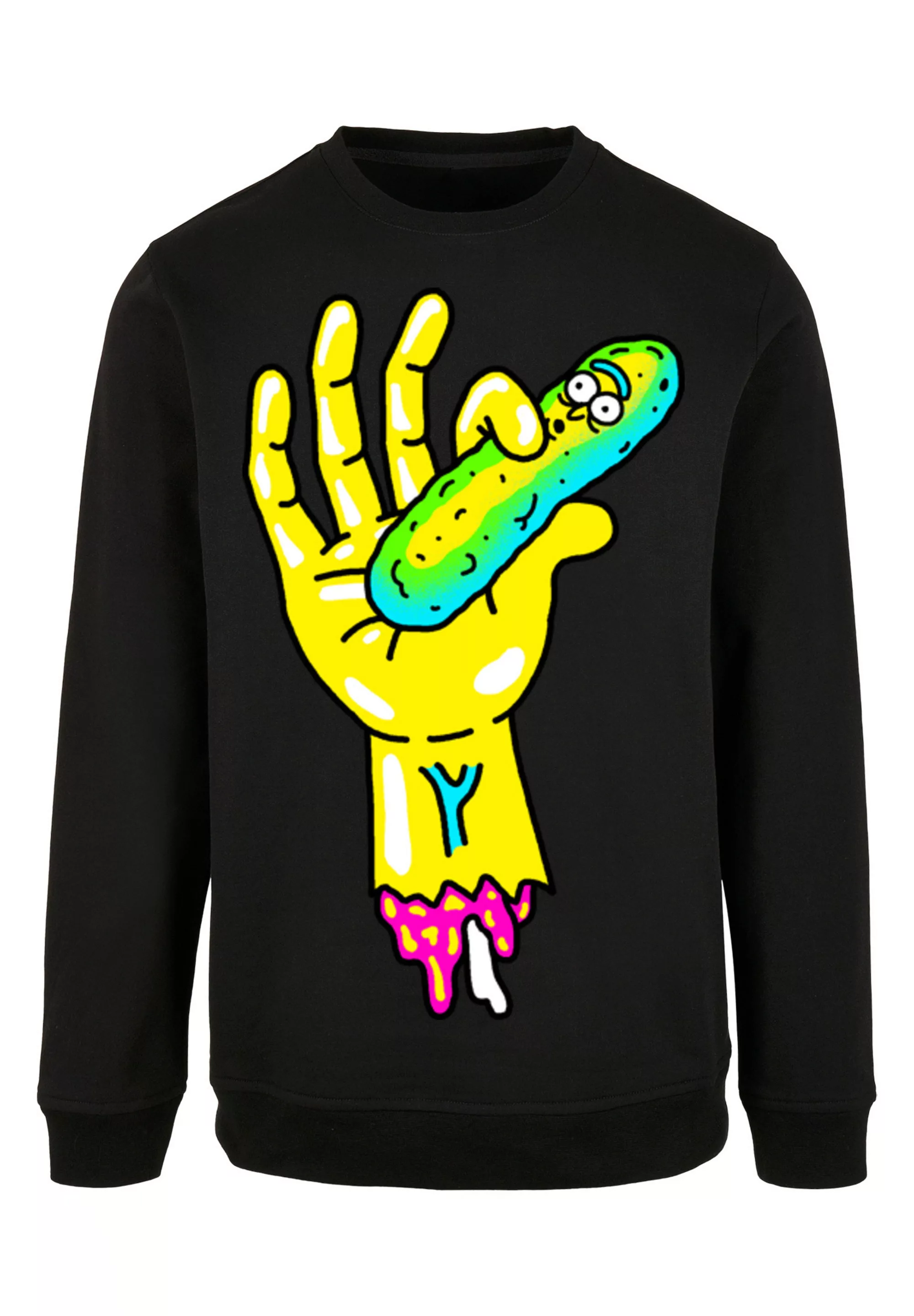 F4NT4STIC Sweatshirt "Rick und Morty Pickle Hand" günstig online kaufen