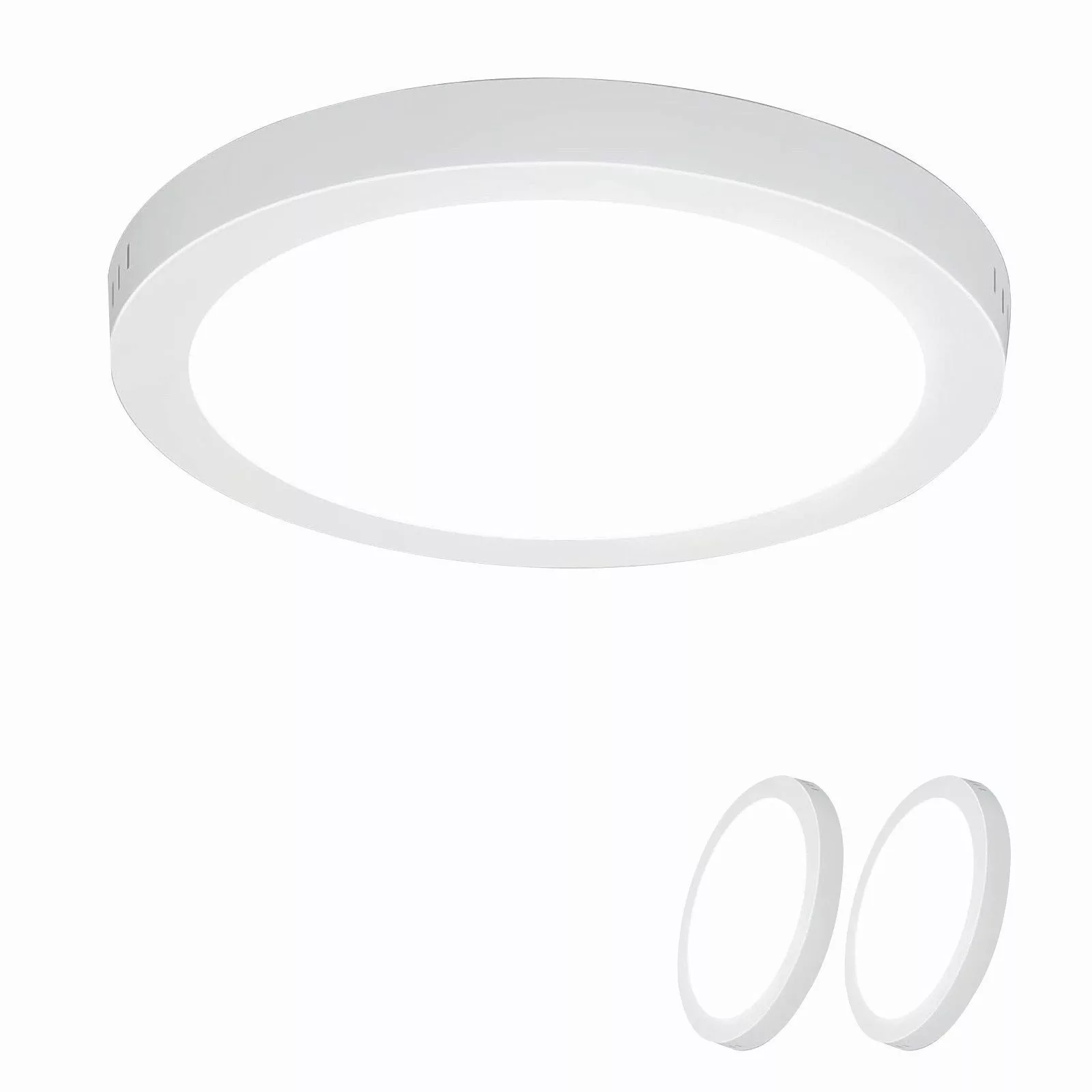 ZMH LED Deckenleuchte Wohnzimmer ∅23CM Weiß günstig online kaufen