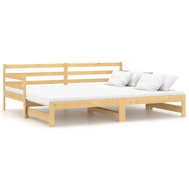 vidaXL Bett Tagesbett Ausziehbar Massivholz Kiefer 2x(90x200) cm günstig online kaufen