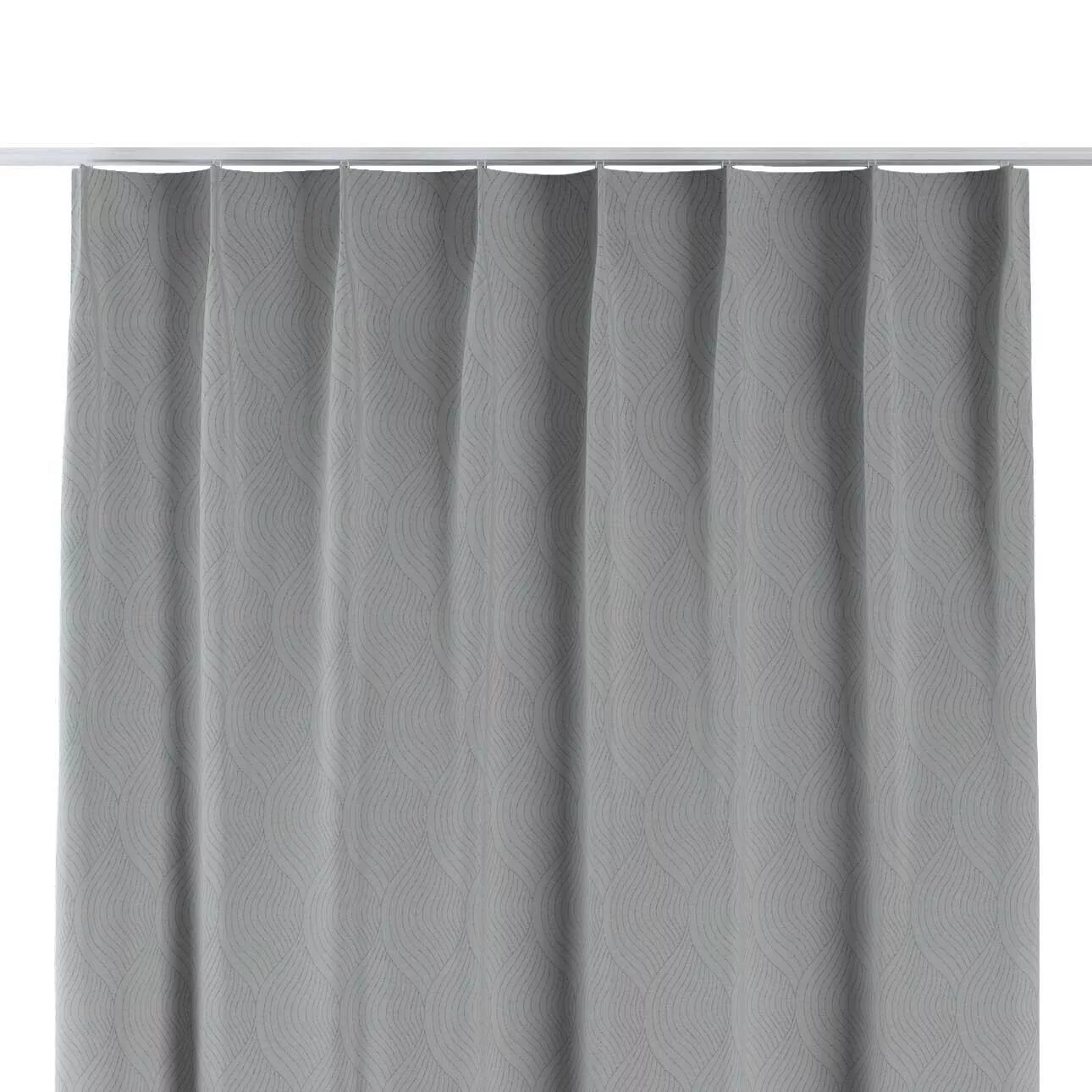 Vorhang mit flämischen 1-er Falten, grau, Blackout (verdunkelnd) (269-19) günstig online kaufen