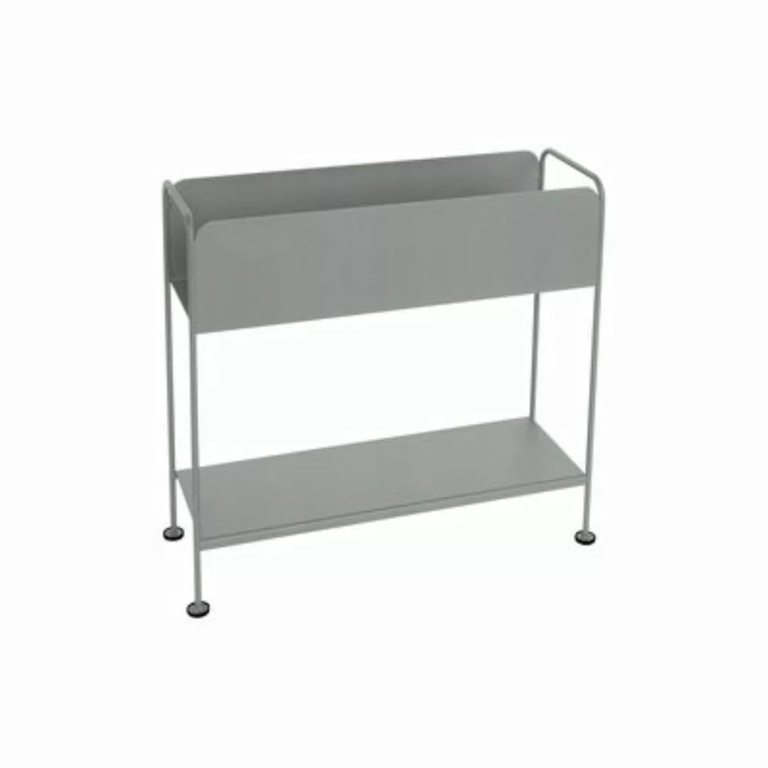 Übertopf Picolino metall grau / Staumöbel - Metall / L 66 x H 63 cm - Fermo günstig online kaufen