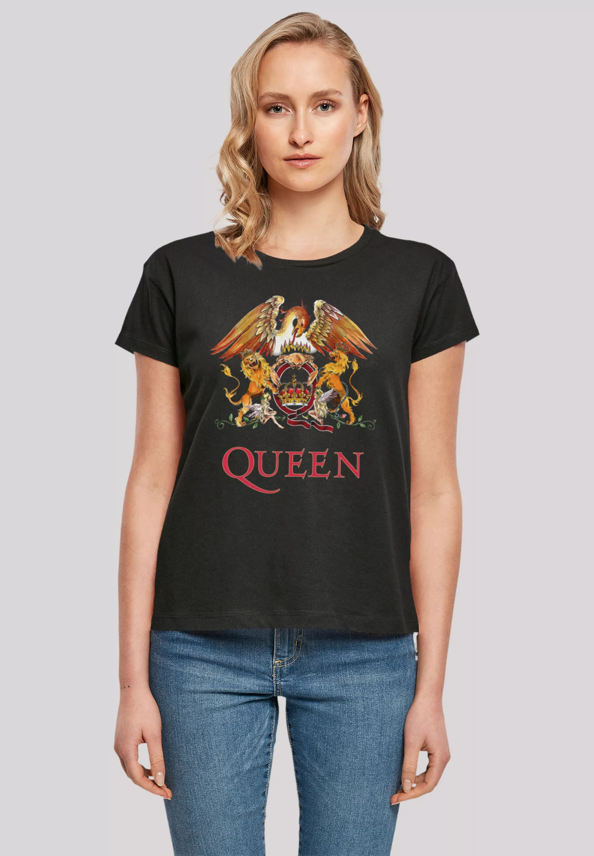 F4NT4STIC T-Shirt "Queen Classic Crest", Print günstig online kaufen
