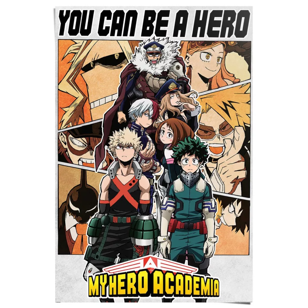 Reinders Poster "My Hero Academia S3 - be a hero" günstig online kaufen