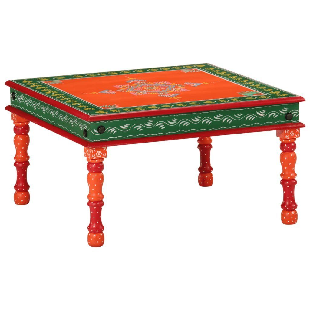 vidaXL Couchtisch Couchtisch Orange Handbemalt Massivholz günstig online kaufen