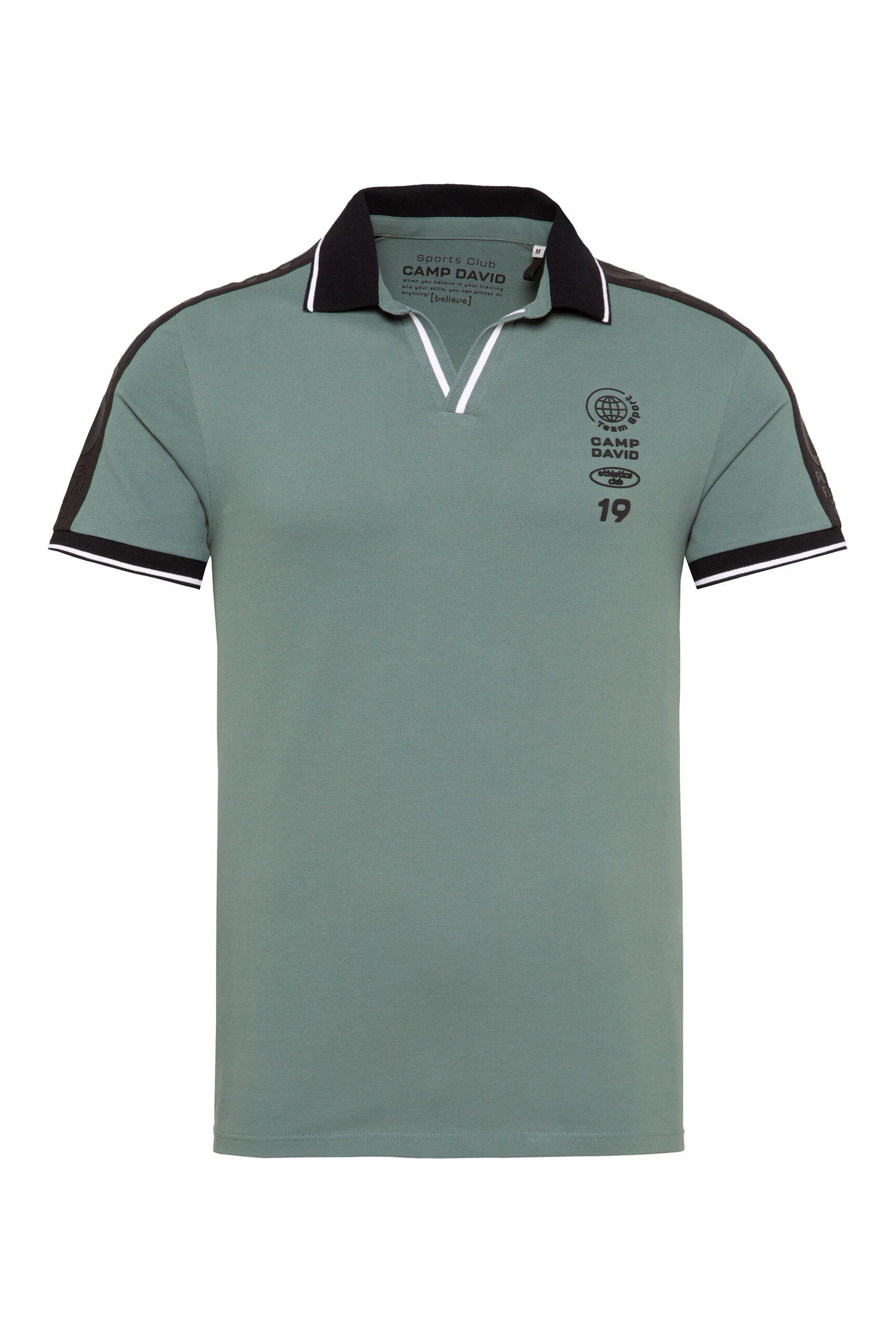 CAMP DAVID Poloshirt, mit V-Ausschnitt günstig online kaufen