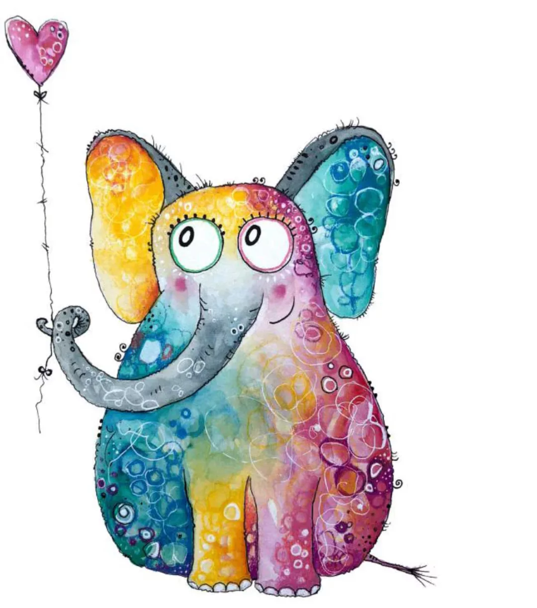 Wall-Art Wandtattoo "Elefant mit Herz Luftballon", (1 St.) günstig online kaufen