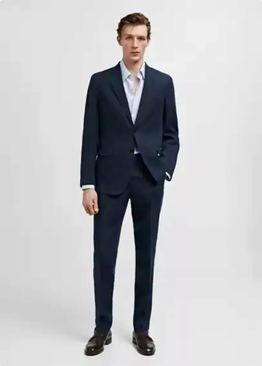 Slim-Fit-Anzughose aus 100 % Leinen günstig online kaufen