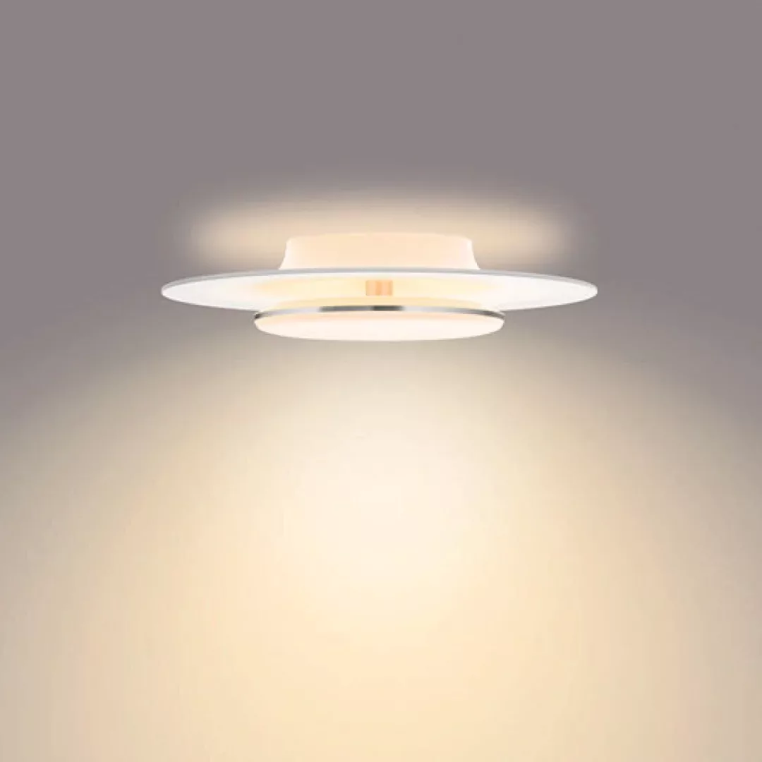 LED Deckenleuchte Garnet in Weiß 30W 3100lm günstig online kaufen