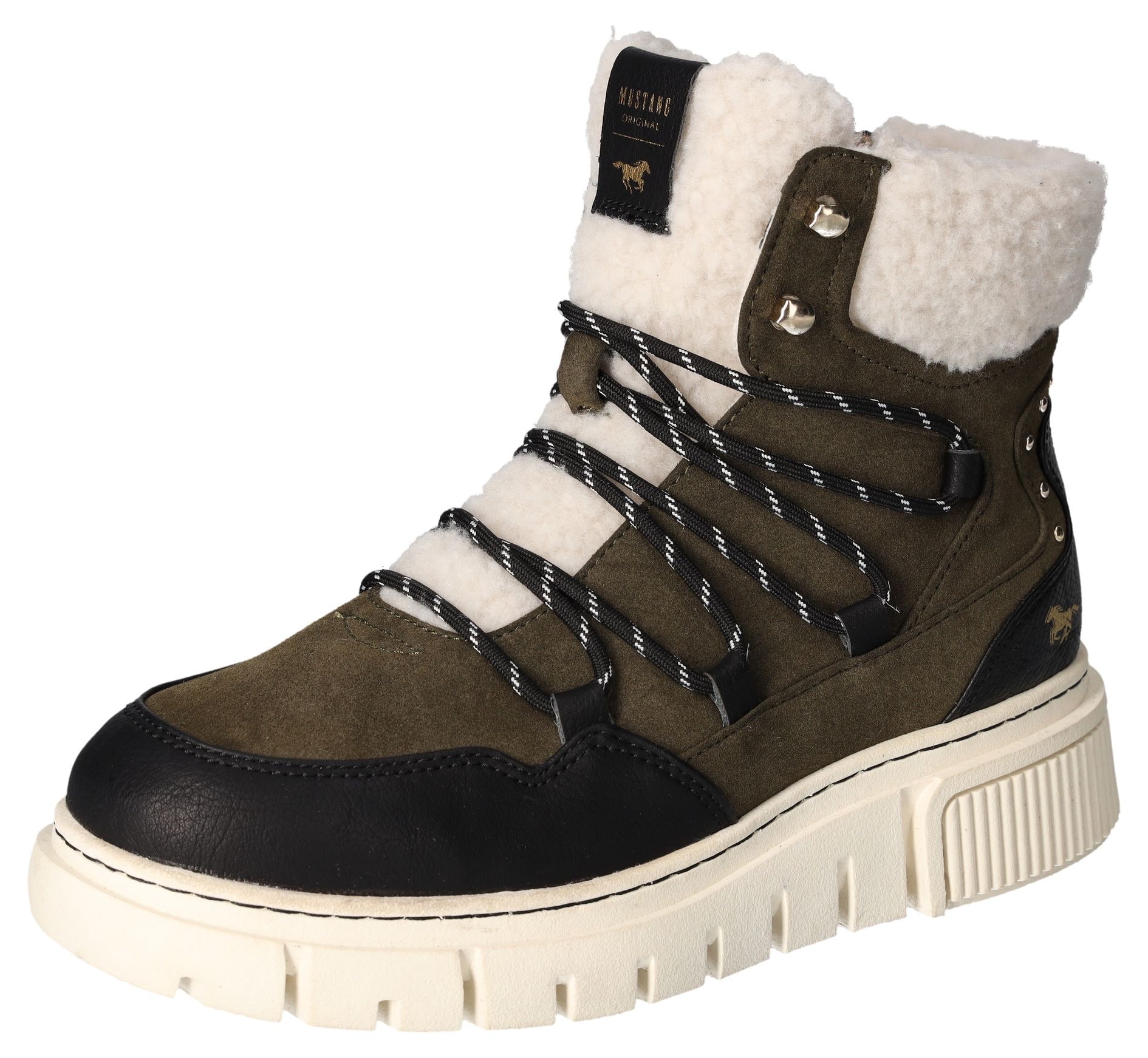 Mustang Shoes Winterboots, Schnürboots, Snowboots mit praktischem Innenreiß günstig online kaufen