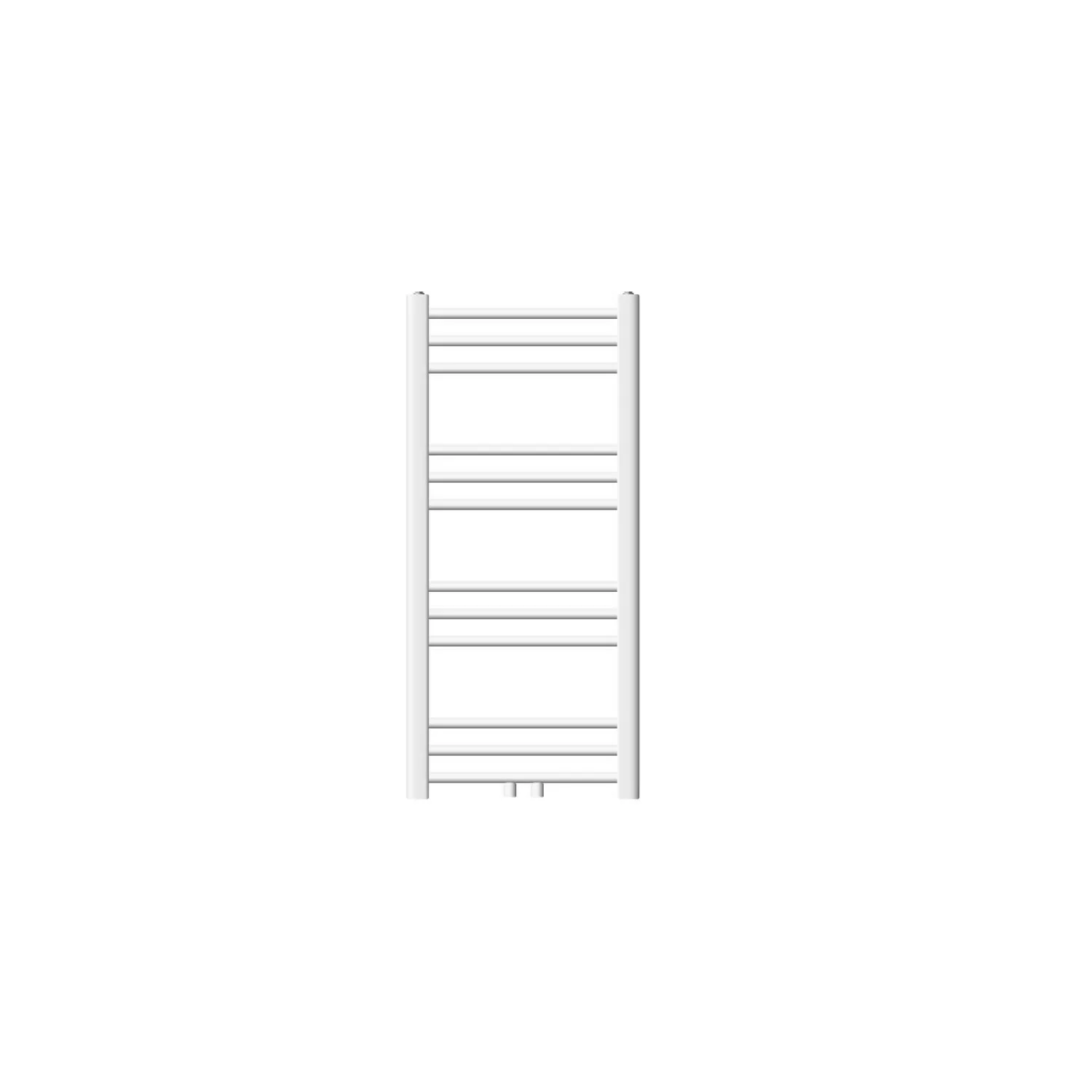 LuxeBath Badheizkörper Sahara 400x800 mm Weiß Gerade mit Mittelanschluss günstig online kaufen