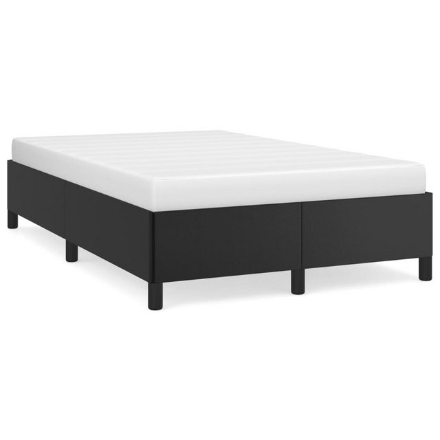 vidaXL Bett Bettgestell Schwarz 120x190 cm Kunstleder günstig online kaufen