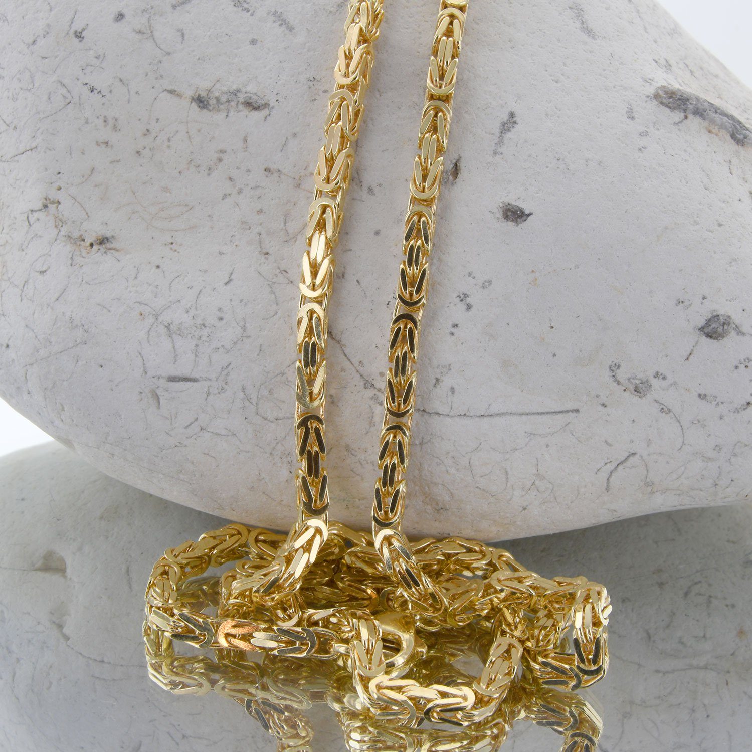 HOPLO Königskette Goldkette Königskette Länge 45cm günstig online kaufen