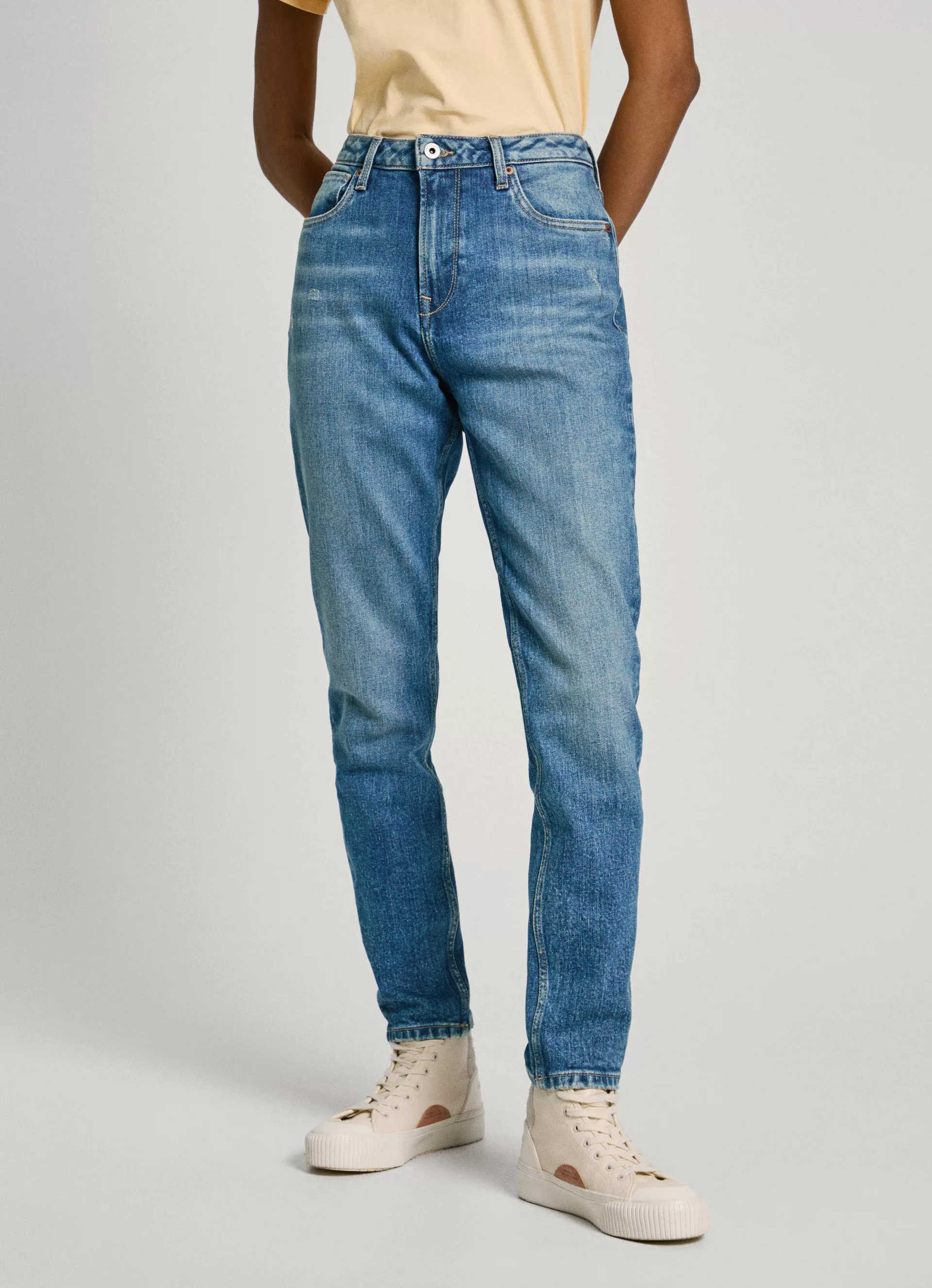 Pepe Jeans High-waist-Jeans TAPERED JEANS HW günstig online kaufen