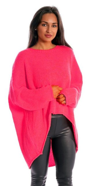 Charis Moda Strickpullover "Adriana" asymmetrischer Schnitt im Oversize Loo günstig online kaufen