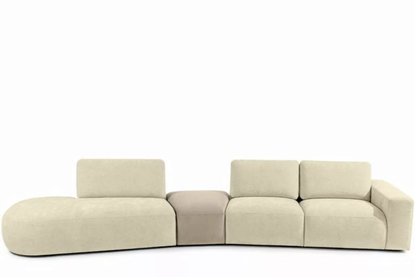 KONSIMO® Ecksofa ZUCCO Ecksofa links, 4 Teile, hergestellt in der EU günstig online kaufen