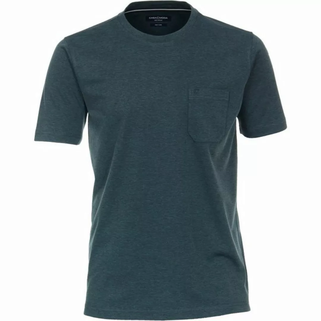 CASAMODA Langarm-Poloshirt CasaModa Große Größen Herren T-Shirt petrolblau günstig online kaufen