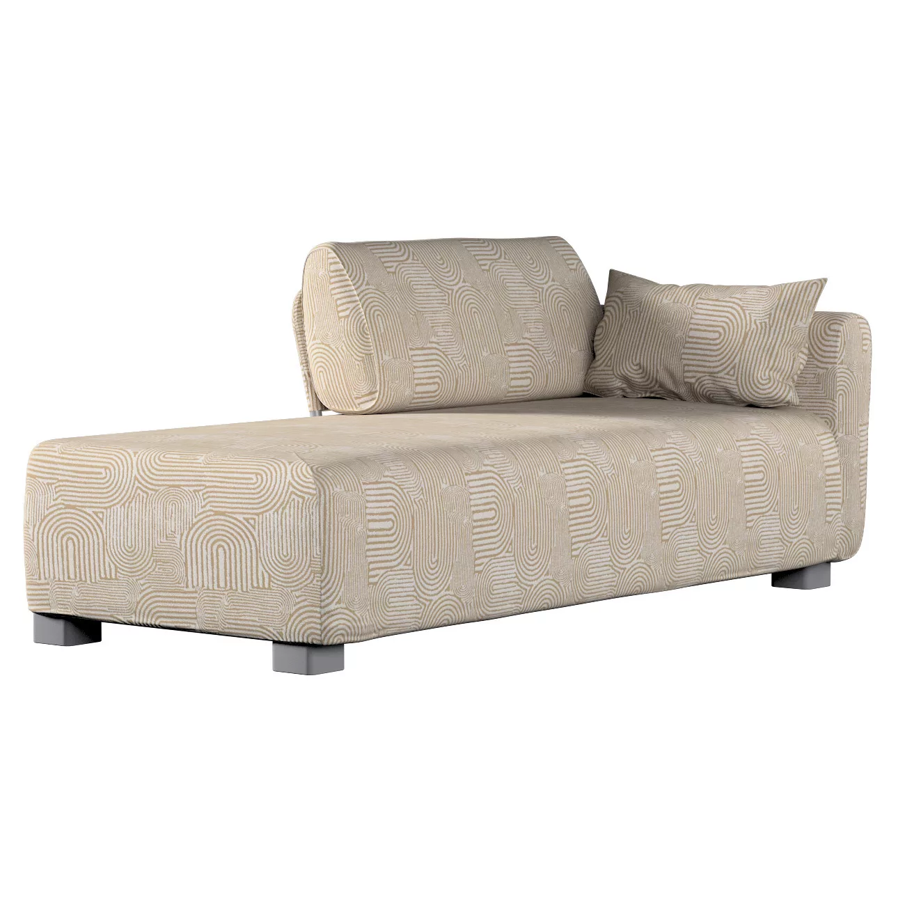 Bezug für Mysinge Recamiere Sofa, beige-ecru, Sofahusse, Mysinge Recamiere, günstig online kaufen