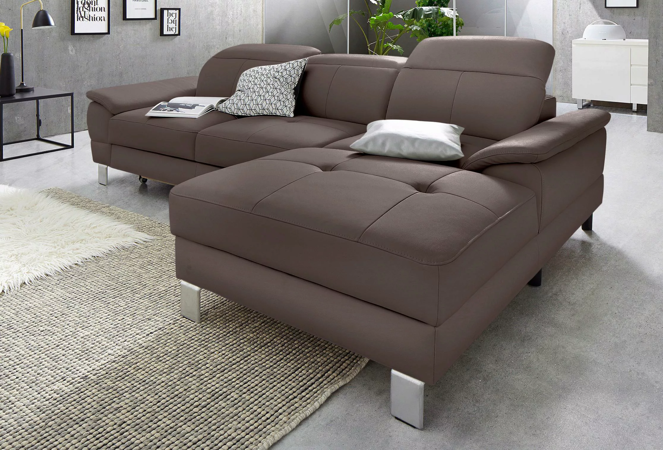 exxpo - sofa fashion Ecksofa "Mantua 2, L-Form" günstig online kaufen