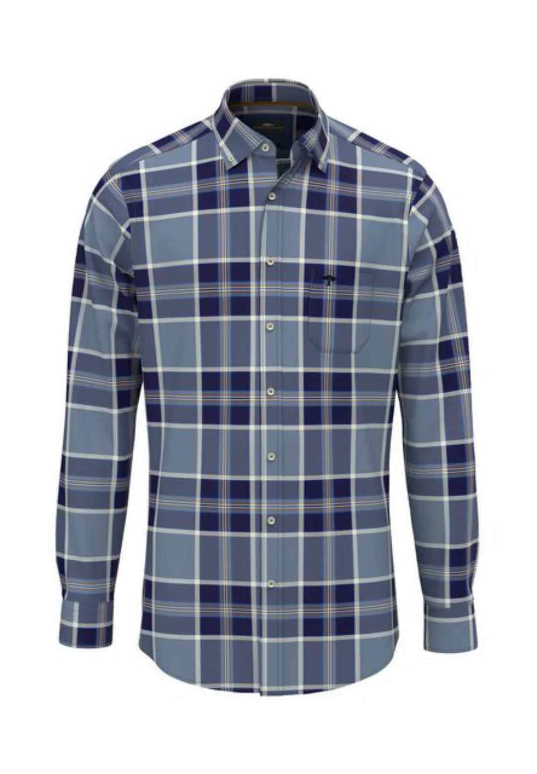 FYNCH-HATTON Karohemd mit klassischem Button-Down-Kragen günstig online kaufen