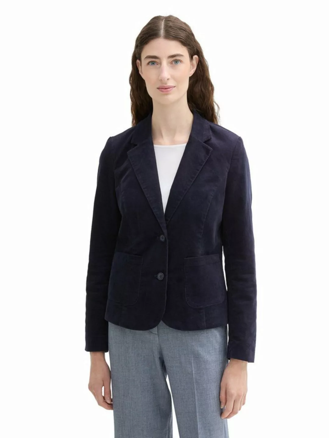 TOM TAILOR Jackenblazer Cord-Blazer mit aufgesetzten Taschen günstig online kaufen