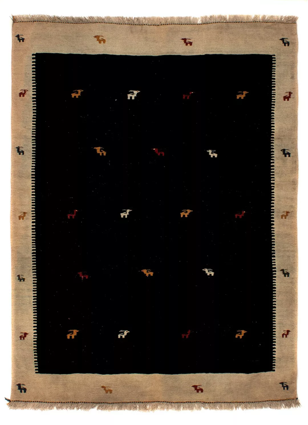 morgenland Wollteppich »Kelim - Oriental - 200 x 152 cm - dunkelblau«, rech günstig online kaufen
