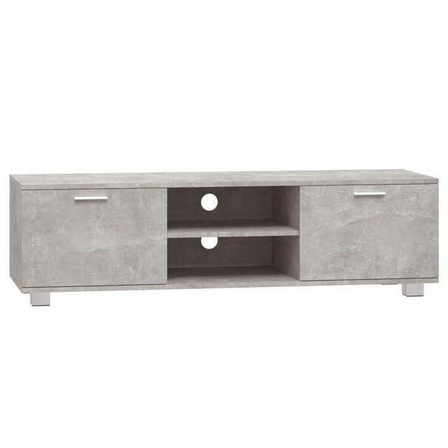 vidaXL TV-Schrank TV-Schrank Betongrau 140x40,5x35 cm Holzwerkstoff Lowboar günstig online kaufen