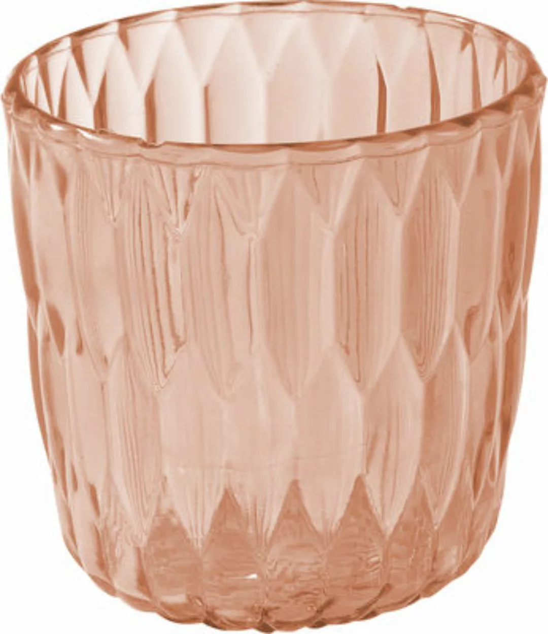 Kartell - Jelly Vase - rosa/glänzend/Ø23.5cm/H 25cm günstig online kaufen