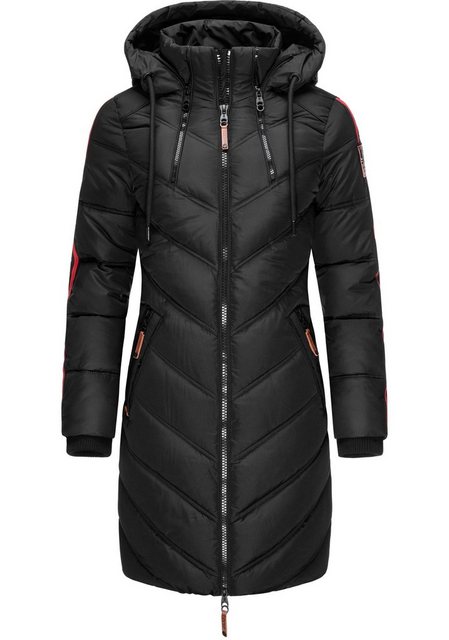 Marikoo Wintermantel "Armasa", modischer Damen Winter Steppmantel mit Kapuz günstig online kaufen