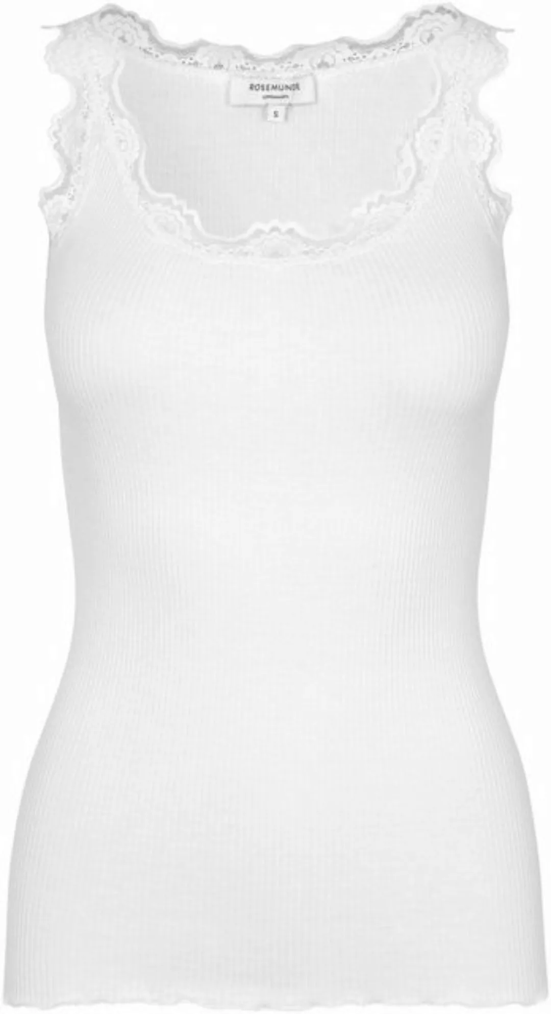 rosemunde Tanktop Babette Silk Top wunderschöner Vintage-Spitzenbesatz an A günstig online kaufen