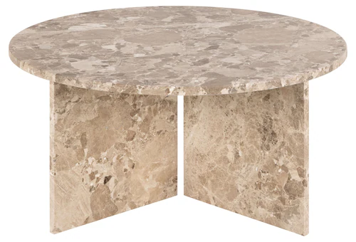 ACTONA GROUP Couchtisch "Vega", Couchtisch, und V-förmig Gestell matt Latte günstig online kaufen