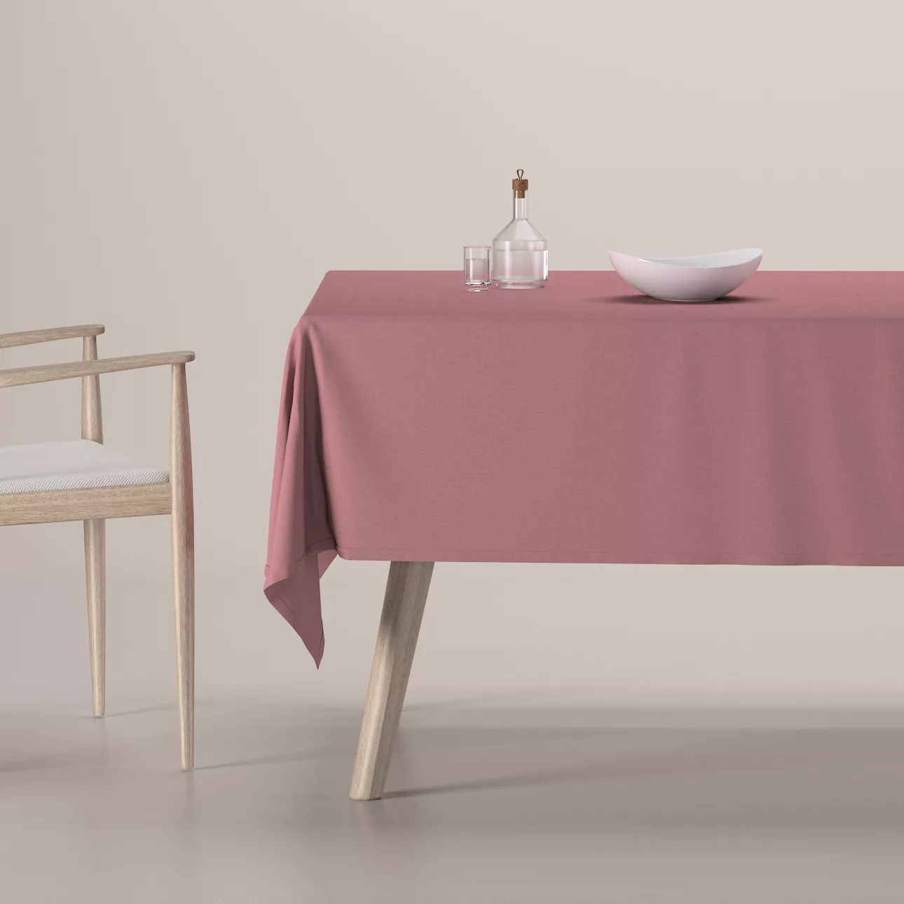 Rechteckige Tischdecke, altrosa, Cotton Panama (702-43) günstig online kaufen